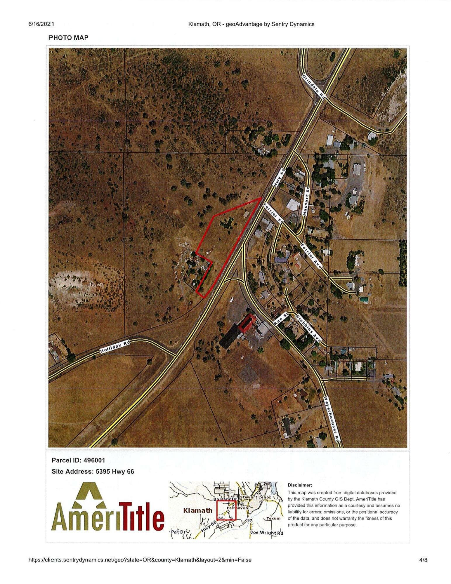 66-1. Photo 1 of 2, Highway 66 & Weyerhaeuser Rd, Klamath Falls, OR 97601