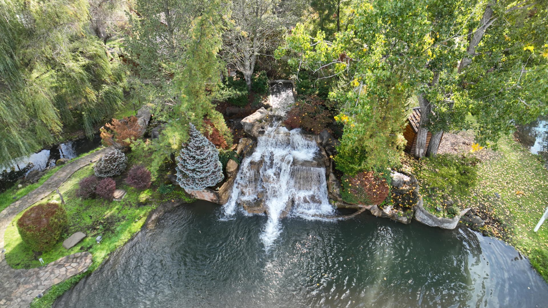 Waterfall. Photo 4 of 47, 12214 Modoc Road, White City, OR 97503