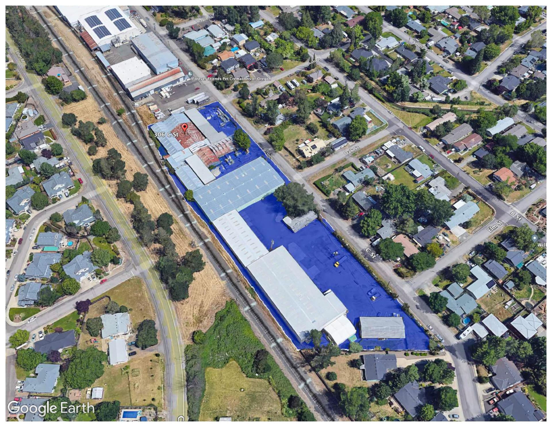Lesley Aerial-compressed. Photo 1 of 25, 306 S C Street, Phoenix, OR 97535