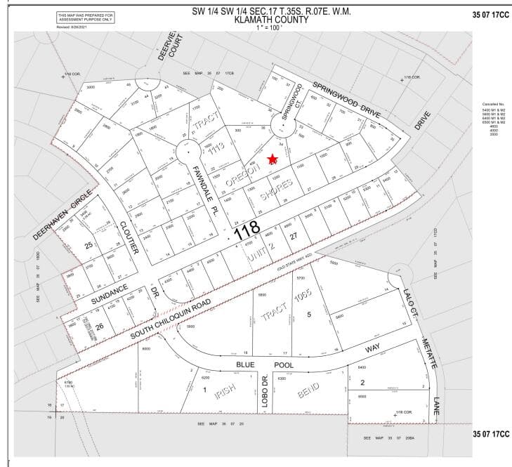 Plat. Photo 4 of 14, Lot34 Springwood Court Unit 34, Chiloquin, OR 97624