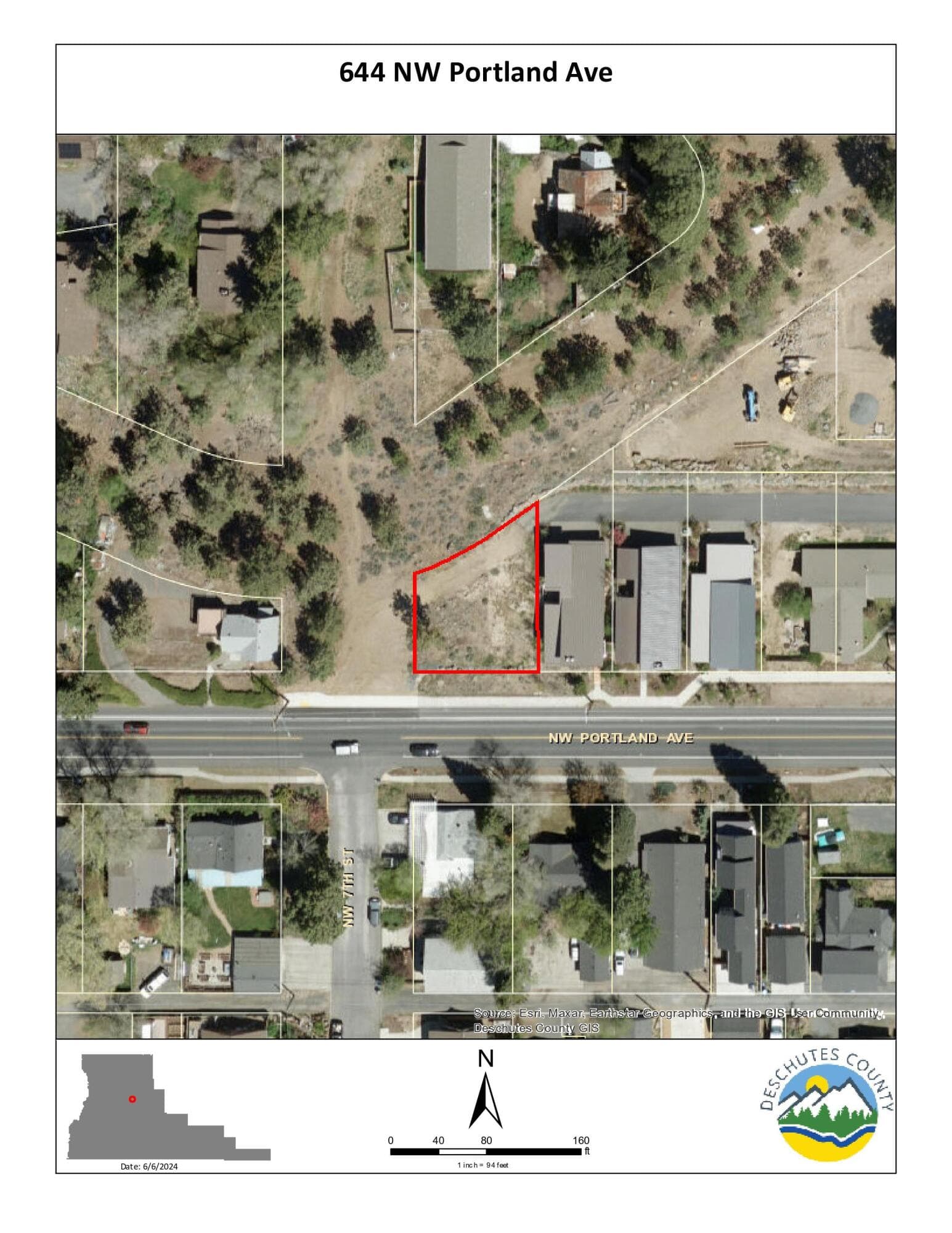 644 NW Portland Ave Map. Photo 2 of 13, 644 NW Portland Avenue, Bend, OR 97703