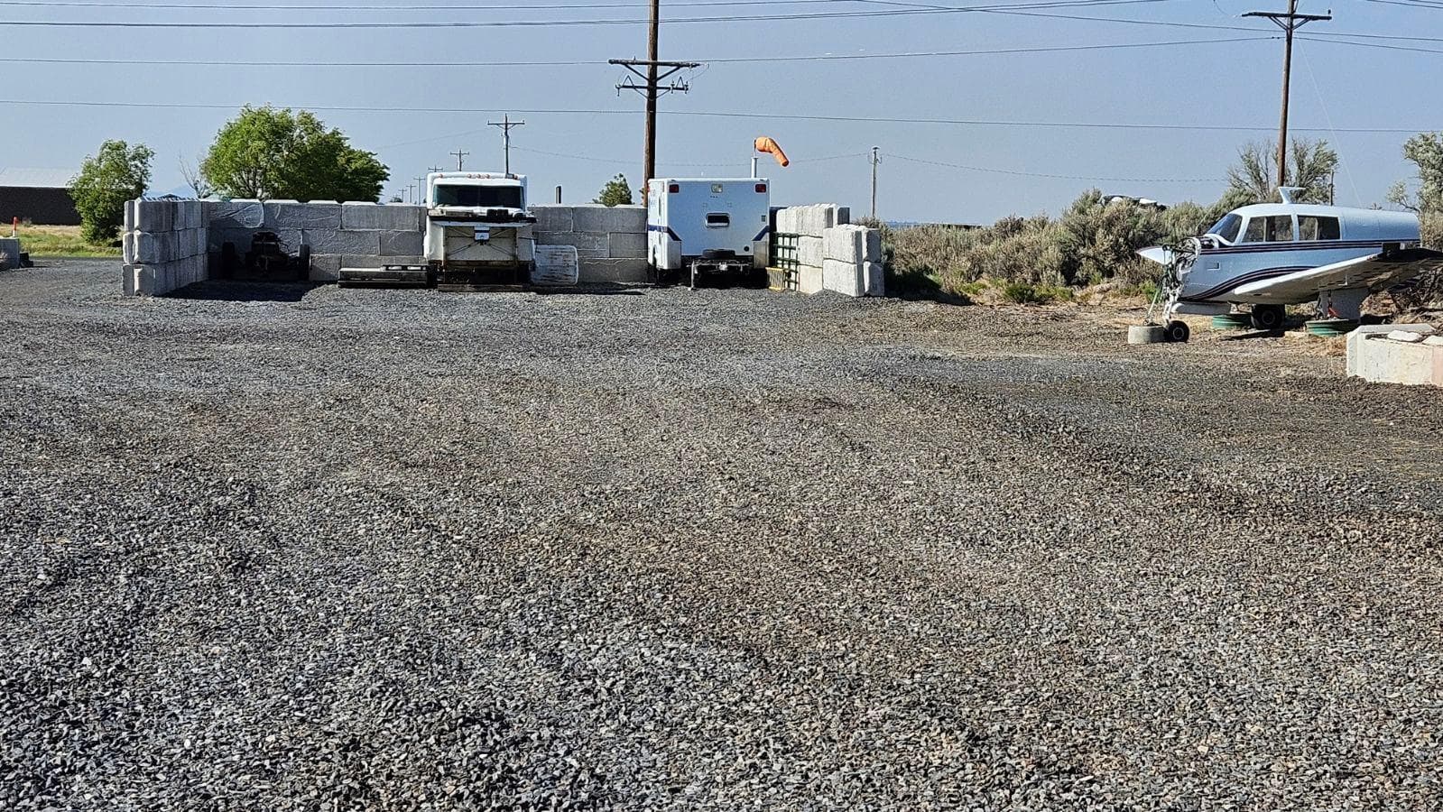 Airstrip enclosure. Photo 3 of 9, 100-1800 Christmas Valley Hwy, Christmas Valley, OR 97641