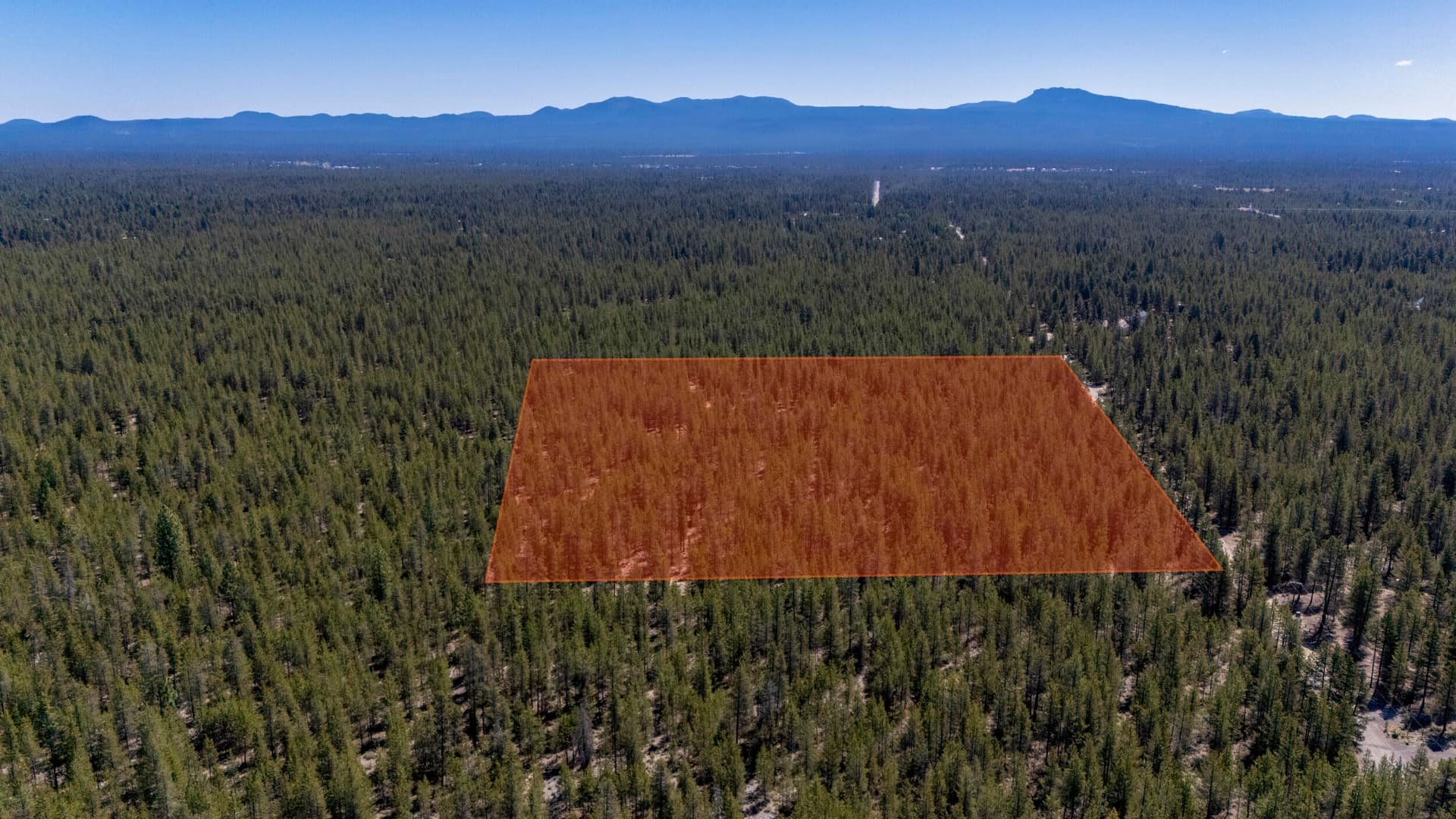 Aerial of 18.53 acres. Photo 2 of 9, **NO SITUS Deedon Road Unit 2110000003603, La Pine, OR 97739