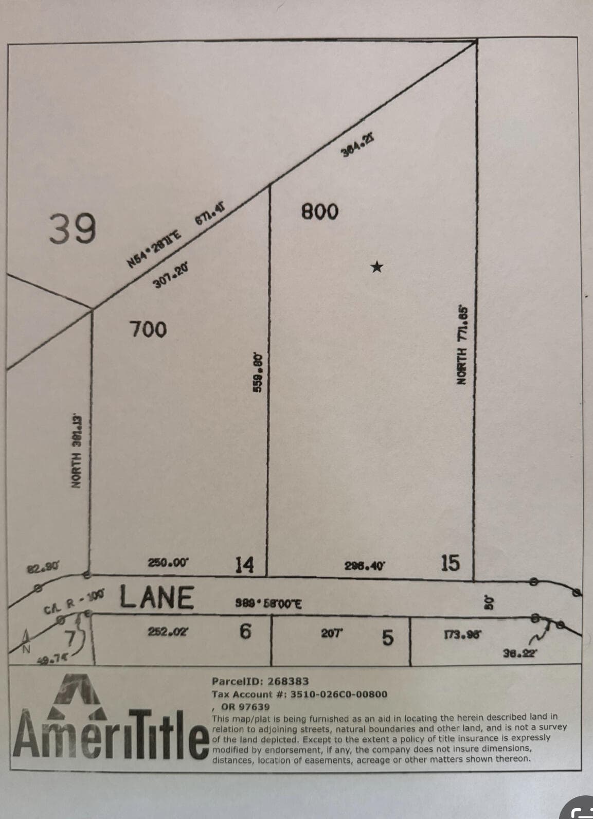 Map. Photo 1 of 2, NKA TePee Lane Unit 15, Chiloquin, OR 97624