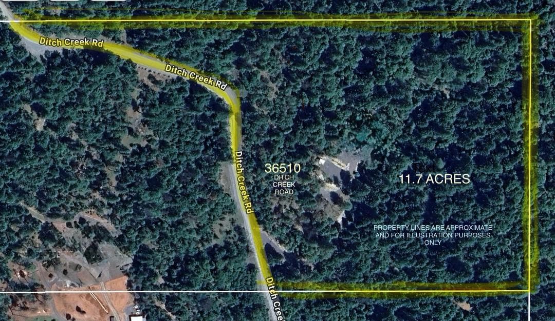 Ditch Creek New Arial. Photo 2 of 17, 36510 Ditch Creek Road, Rogue River, OR 97537