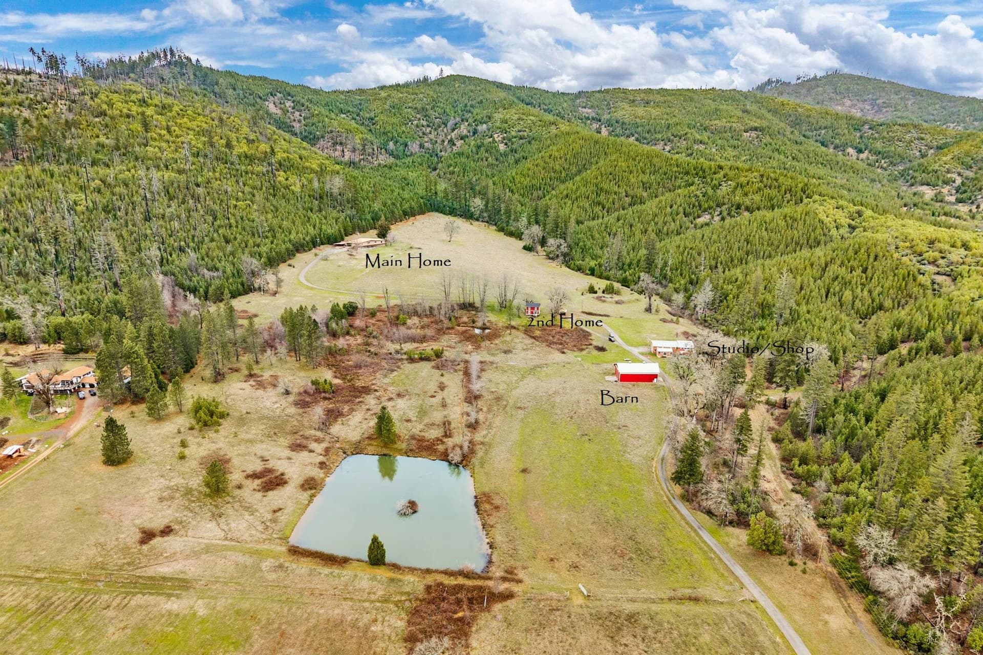 OregonRanchBarnShopAcerage. Photo 1 of 98, 3220 Deer Creek Road, Selma, OR 97538