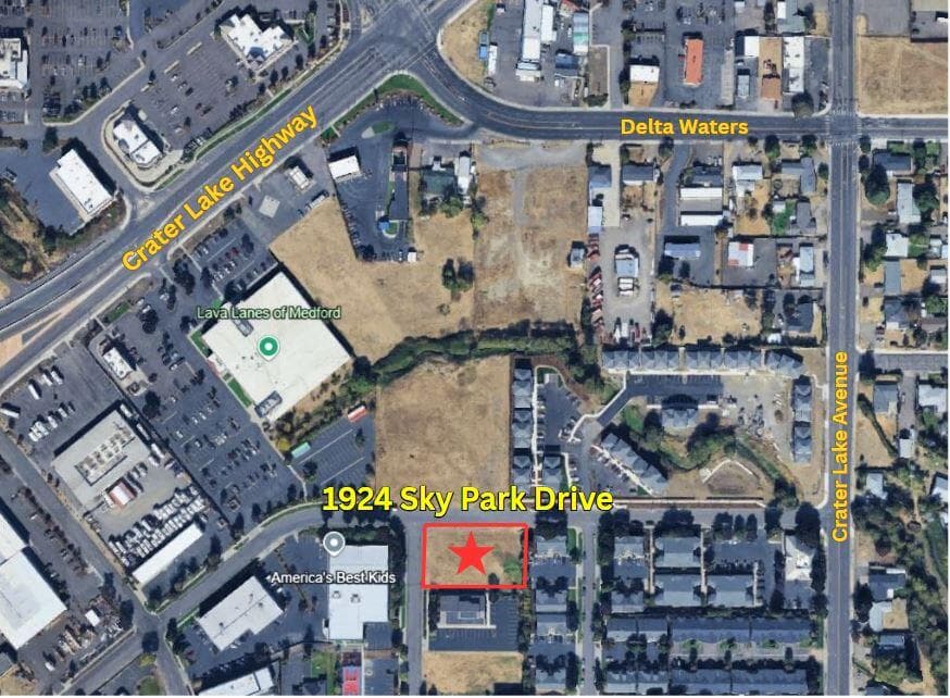 Sky Park aerial. Photo 1 of 11, 1924 Sky Park Drive, Medford, OR 97504