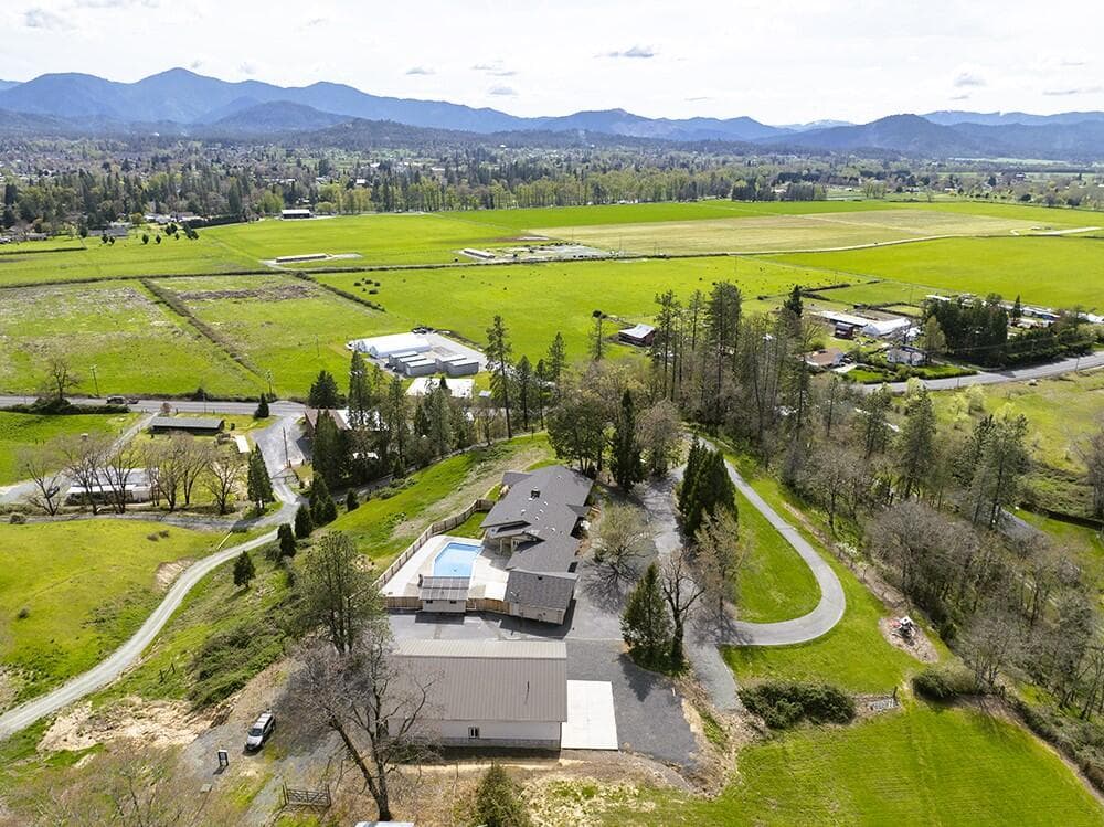 Aerial. Photo 3 of 52, 3320 Upper River Road, Grants Pass, OR 97526