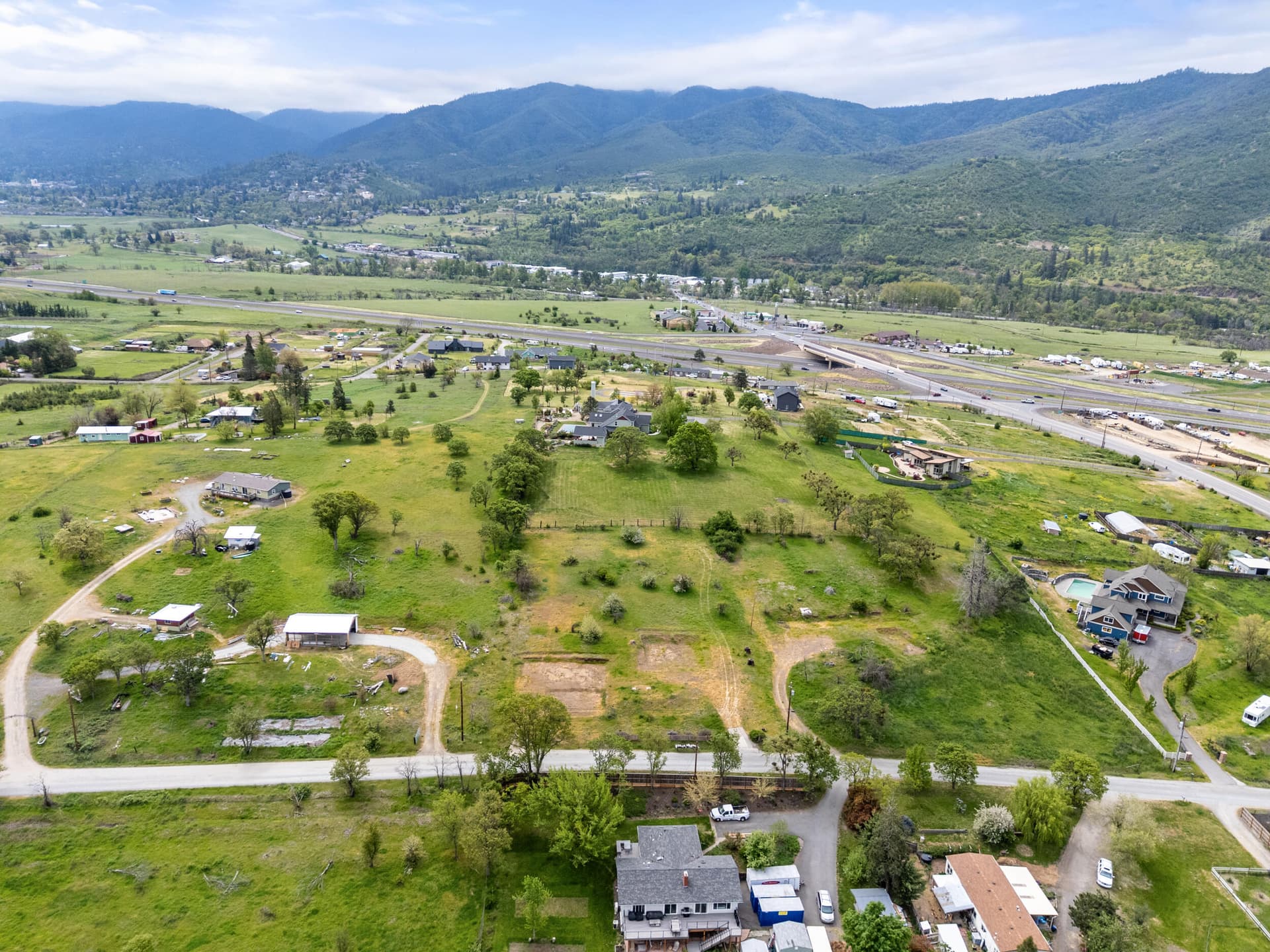 198 e butler lane - drone - 09. Photo 3 of 8, 198 E Butler Lane, Ashland, OR 97520