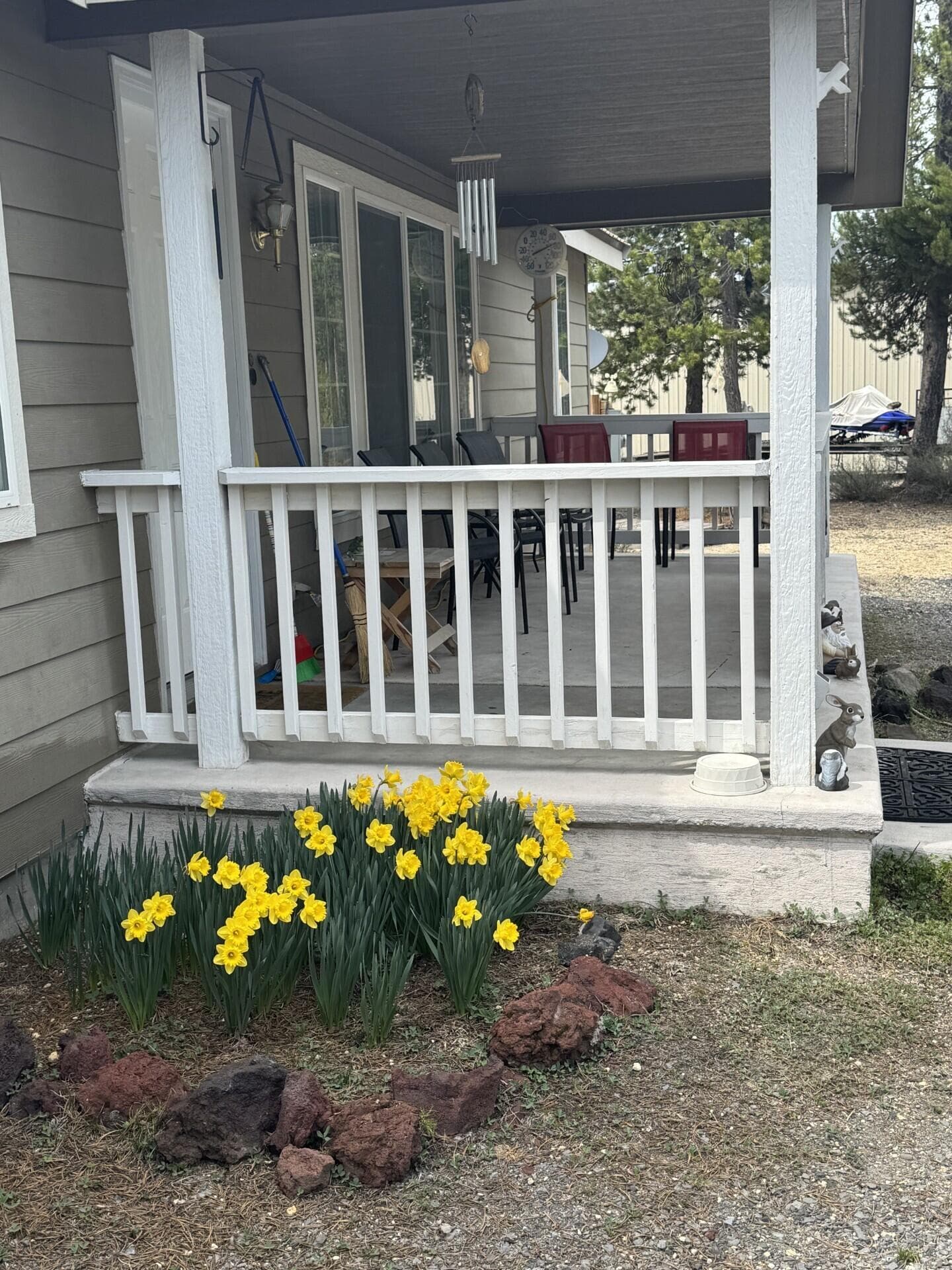 Front porch. Photo 2 of 30, 124868 Mowich Street, Crescent Lake, OR 97733