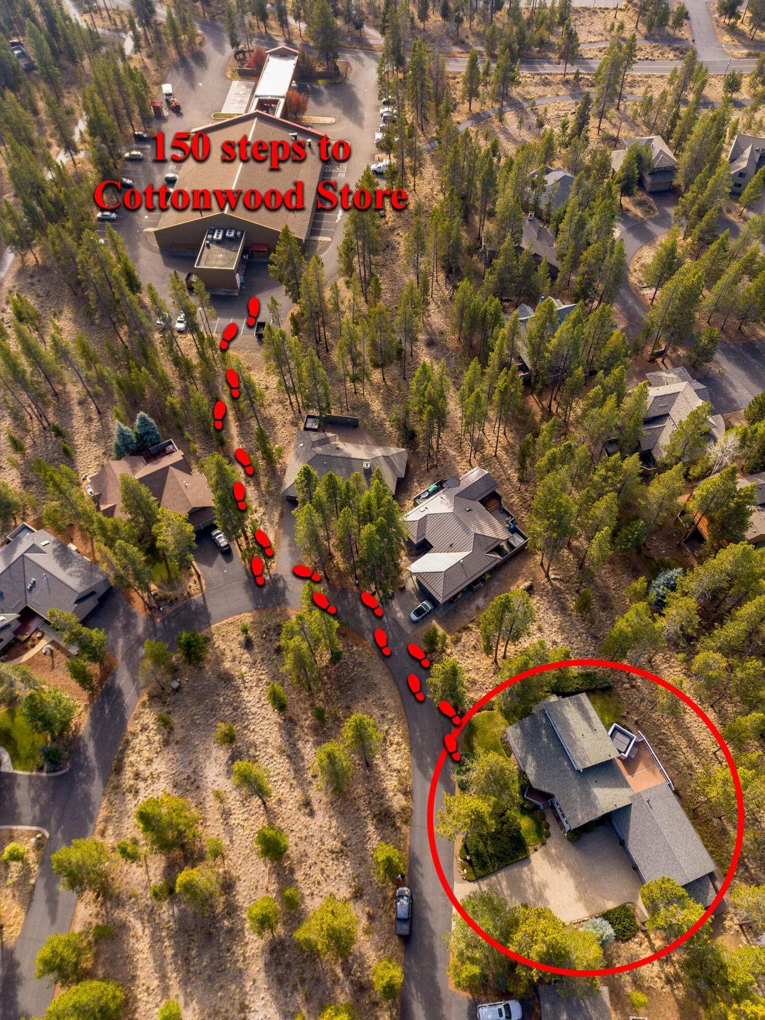 57817 Mt Adams Ln aerial_0068 b copy. Photo 3 of 45, 57817 Mt Adams Lane Unit 12, Sunriver, OR 97707
