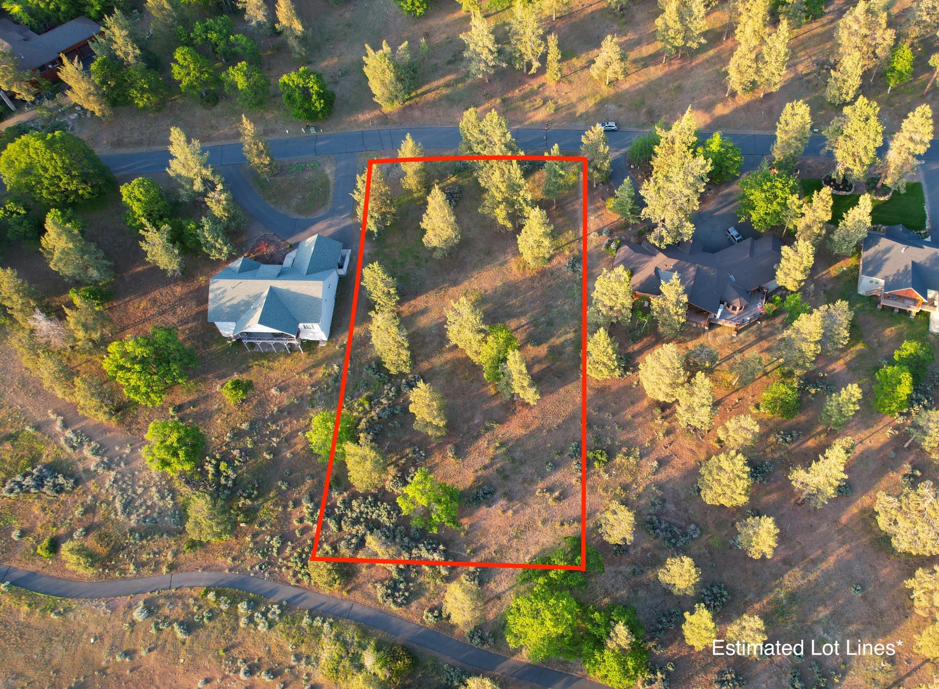569 Kestrel Rd-13 Estimated Lot Lines. Photo 3 of 22, Kestrel Road Unit Lot 569, Klamath Falls, OR 97601