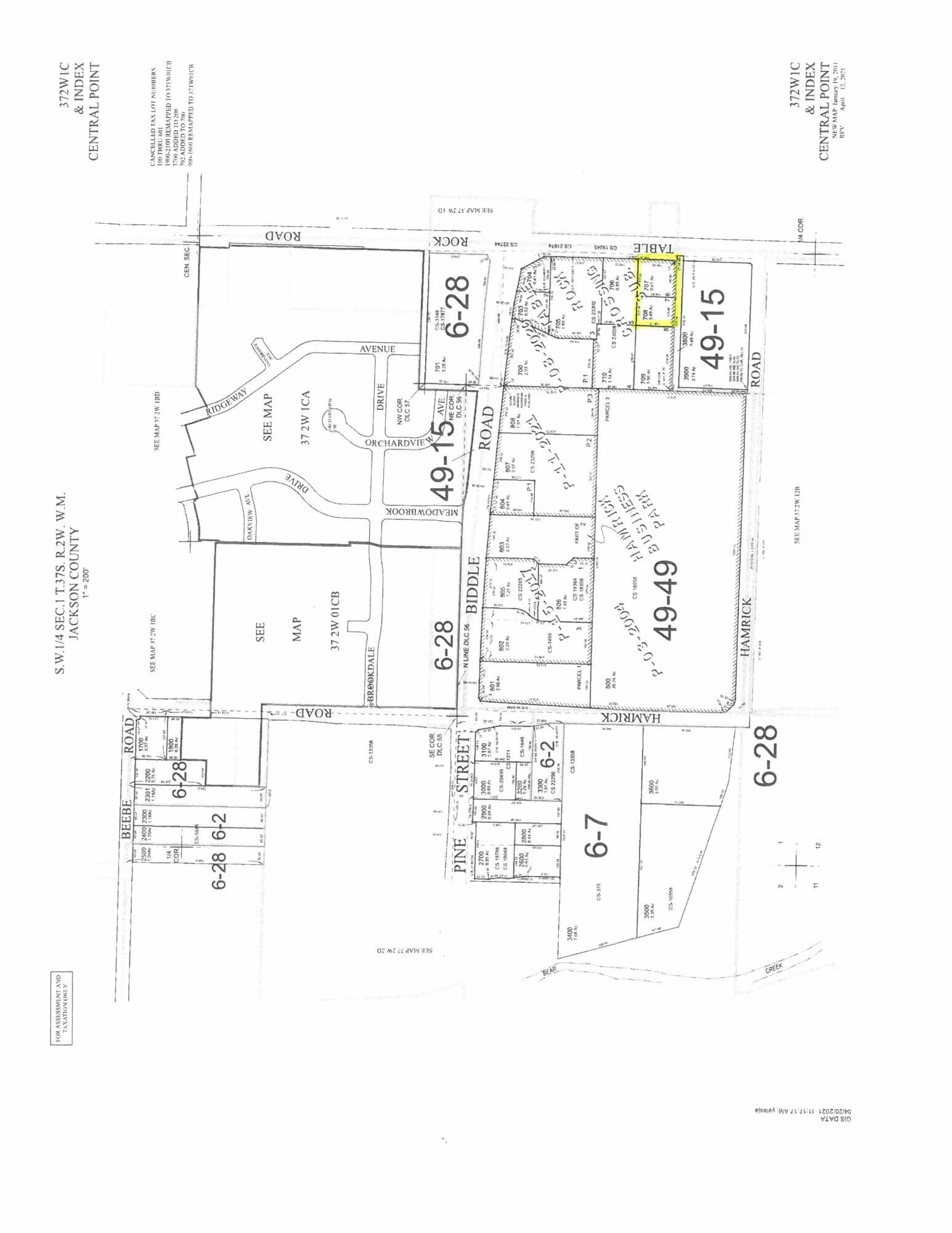 Tax lots 707, 708. Photo 1 of 1, 4105 Table Rock Road, Central Point, OR 97502
