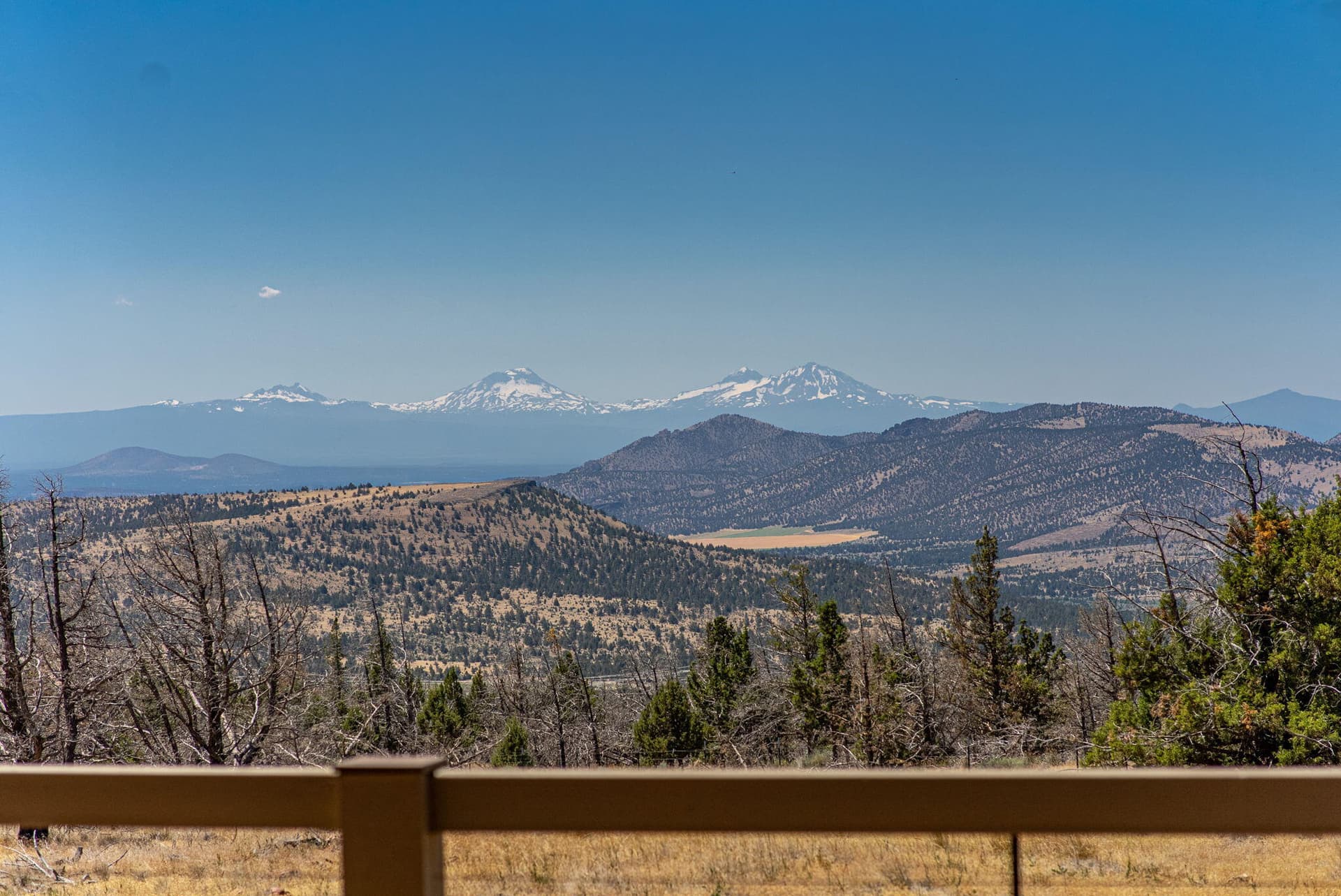 Cascade Views from front deck. Photo 2 of 49, 14000 NW Grizzly Mountain, Prineville, OR 97754