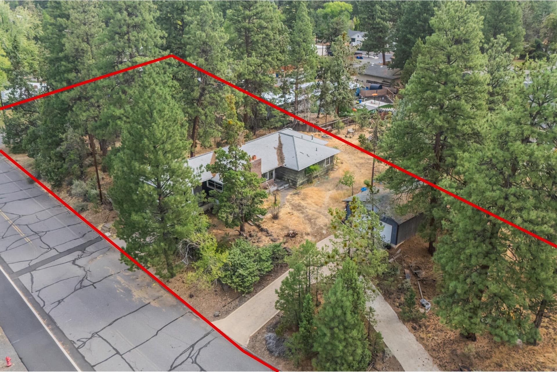 438 NE 9th St - Lot Line 1. Photo 2 of 28, 438 NE 9th Street, Bend, OR 97701