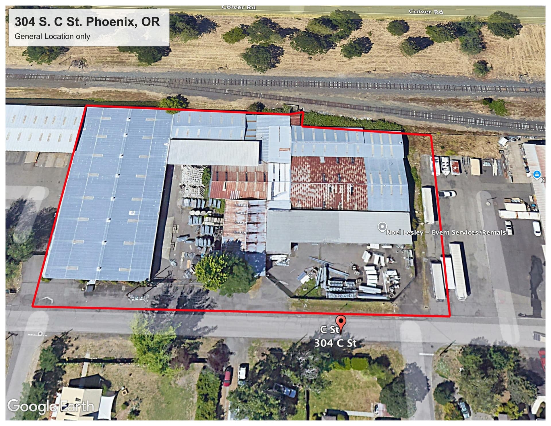 304 Aerial Map. Photo 1 of 9, 304 S C Street, Phoenix, OR 97535
