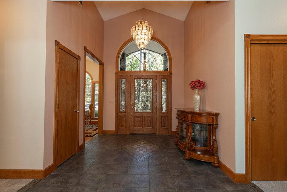 Beautiful Custom Tiled Entry. Photo 5 of 68, 2550 Granite Hill Road, Grants Pass, OR 97526
