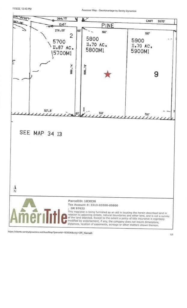 5. Photo 5 of 6, 0 Bull Pine Road, Bly, OR 97622