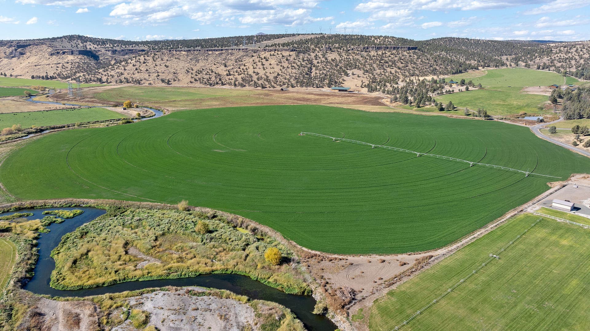 Aerial of land. Photo 1 of 59, 8892 NW Campbell Ranch Road, Prineville, OR 97754