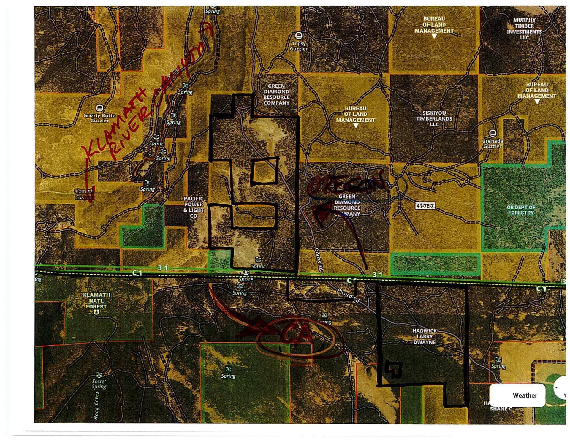 hadwick maps-0005. Photo 3 of 12, 000 KNA Picard/ Old State Hwy Road, Dorris, CA 96023