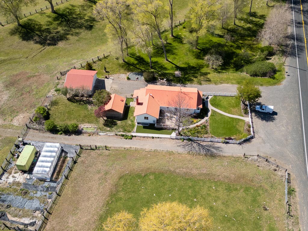 42 house2 aerial. Photo 4 of 37, 4650 Lower Klamath Lake Road, Klamath Falls, OR 97603