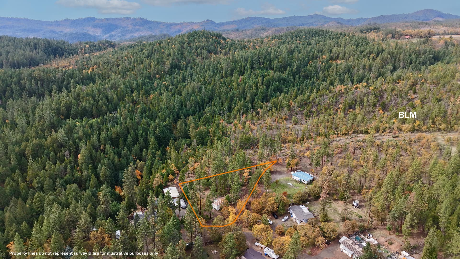 Aerial. Photo 4 of 21, 121 Horse Ranch Road, Prospect, OR 97536