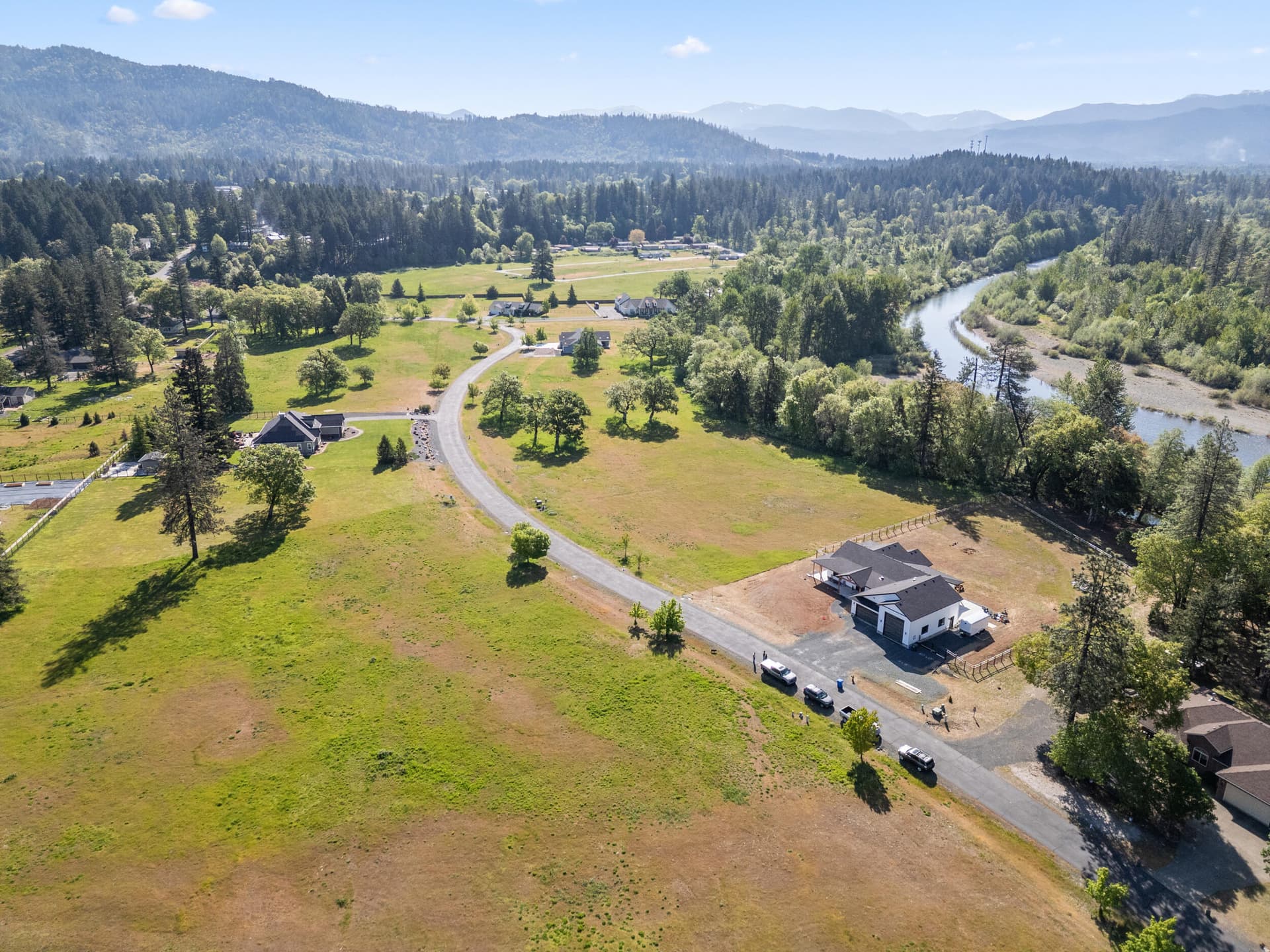 19_565 e forks cir - drone - 2. Photo 2 of 4, 565 E Forks Circle, Cave Junction, OR 97523