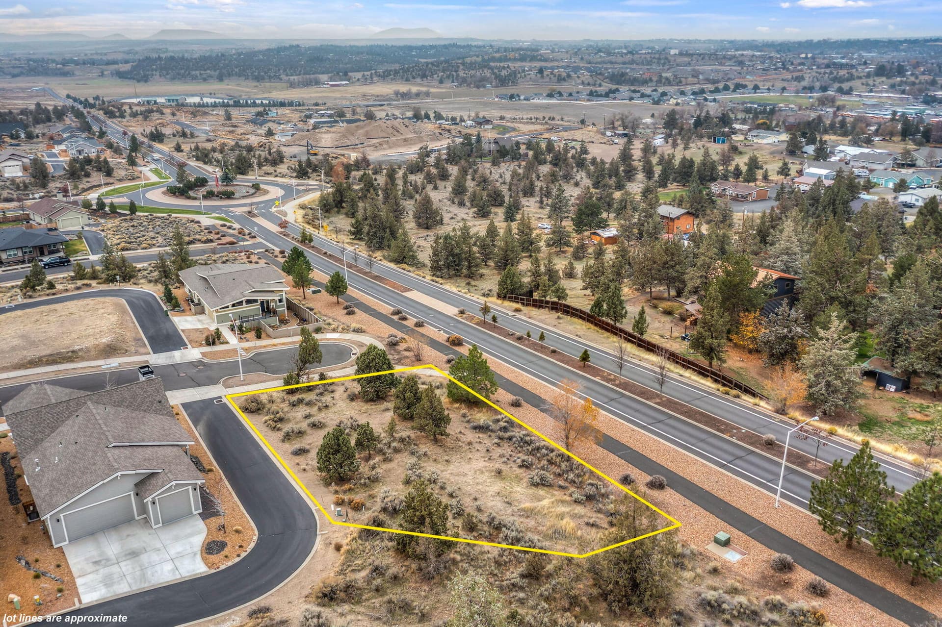 Aerial of Lot. Photo 4 of 22, SE Daisy Court Unit Lot 10, Madras, OR 97741