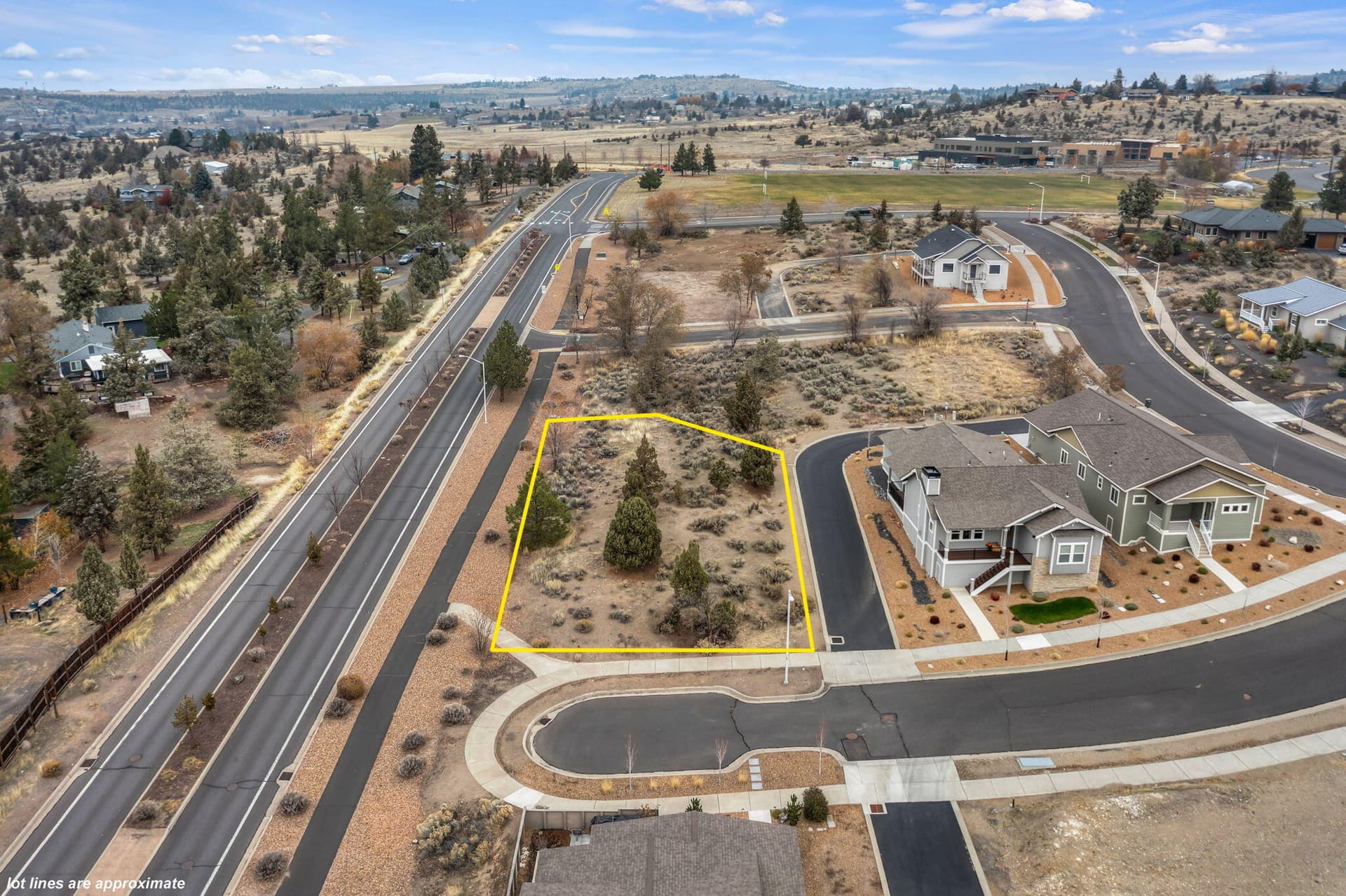 Aerial of Lot. Photo 5 of 22, SE Daisy Court Unit Lot 10, Madras, OR 97741