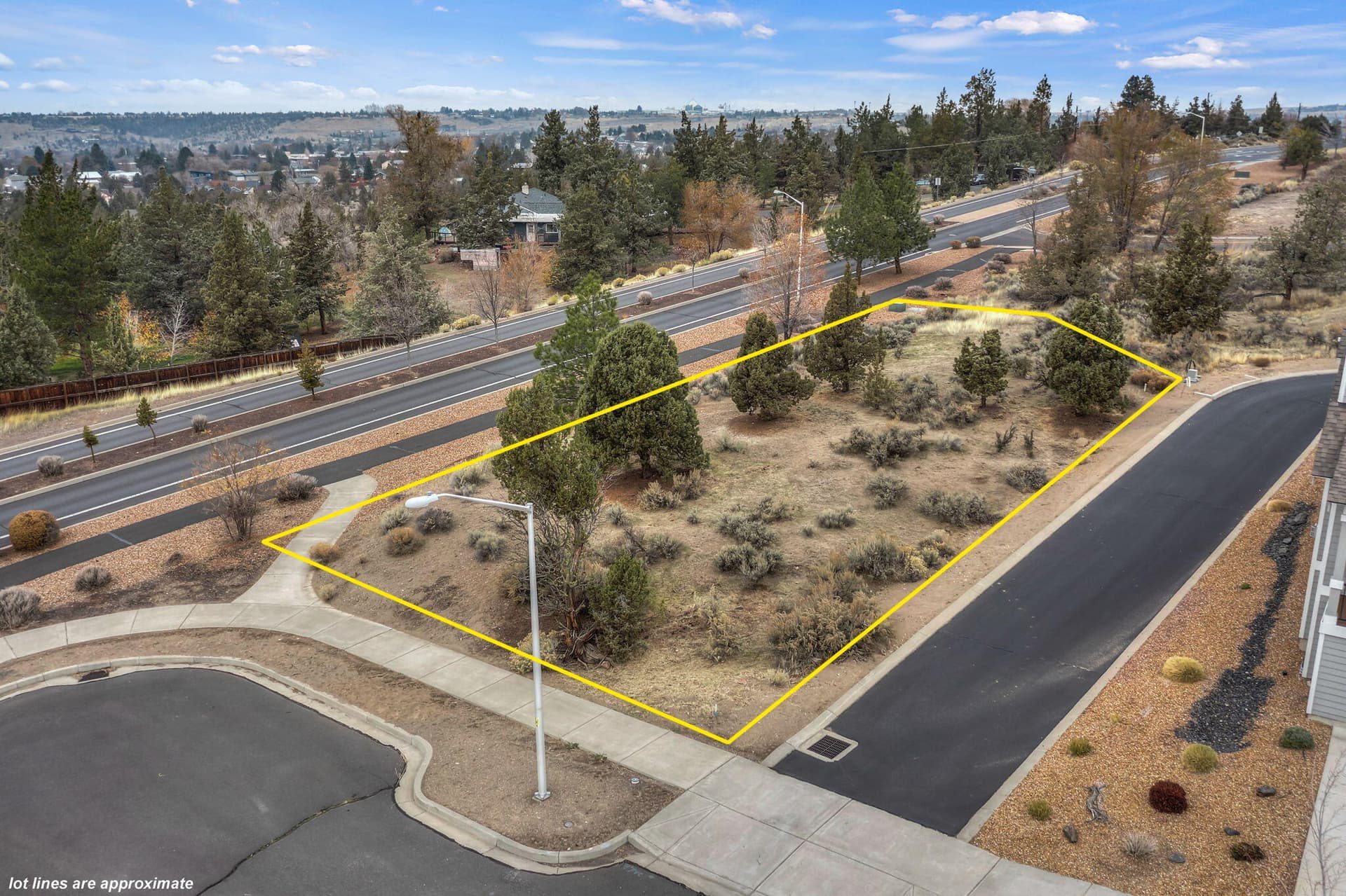 Aerial of Lot. Photo 3 of 22, SE Daisy Court Unit Lot 10, Madras, OR 97741