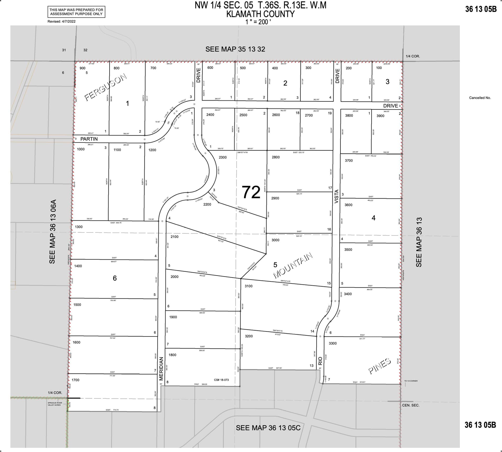 Tax Map. Photo 5 of 7, Partin Drive Unit 2, Beatty, OR 97621
