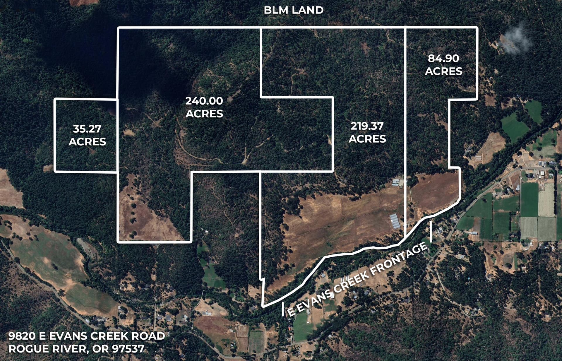 Map 1 2 copy. Photo 2 of 59, 9820 E Evans Creek Road, Rogue River, OR 97537