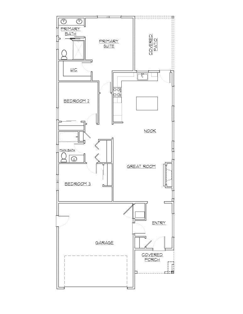 Floorplan-Steen1425-v1. Photo 2 of 17, 60850 SE Barstow Place, Bend, OR 97702