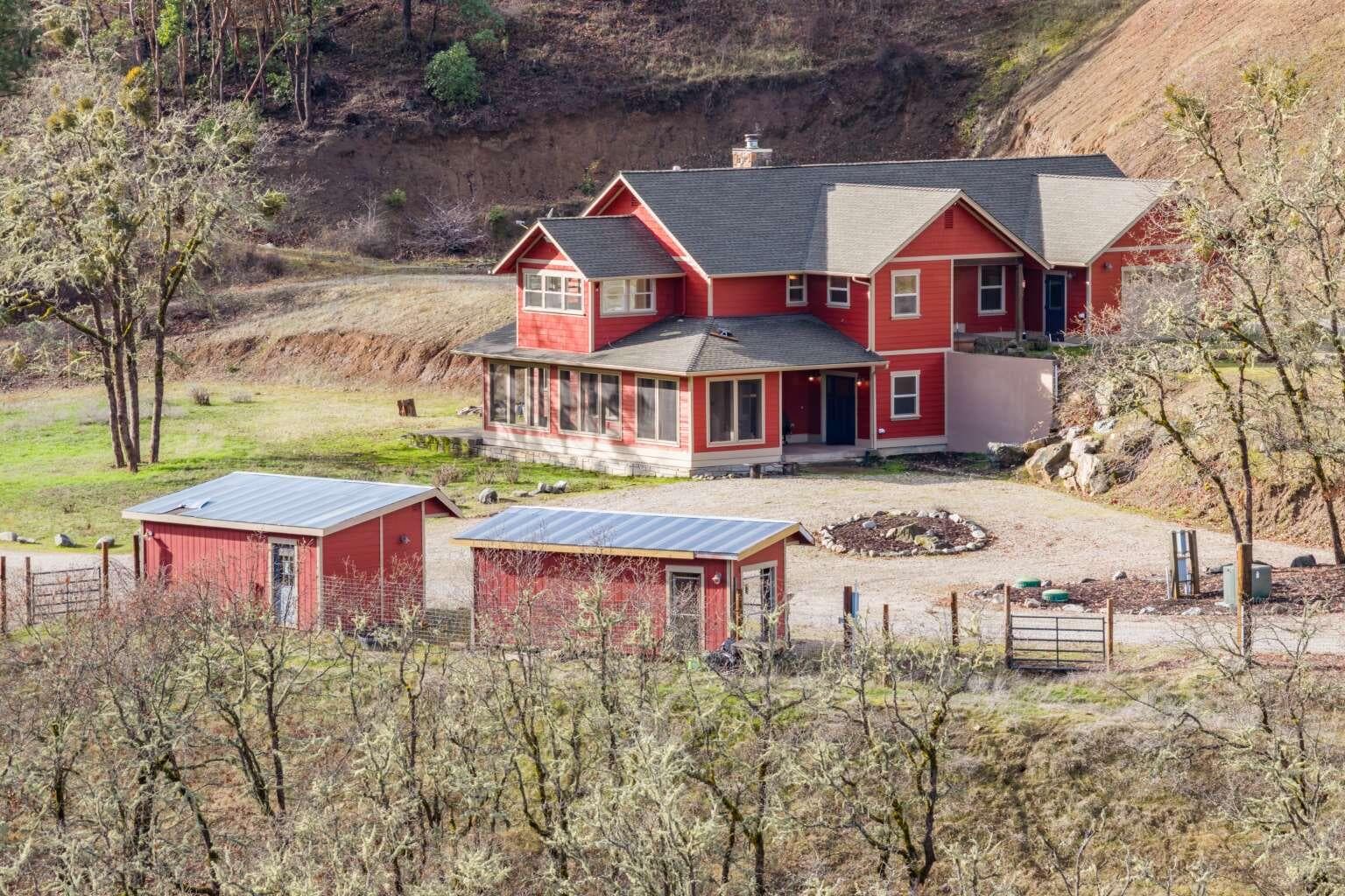 exterior. Photo 1 of 35, 4760 Galls Creek Road, Gold Hill, OR 97525