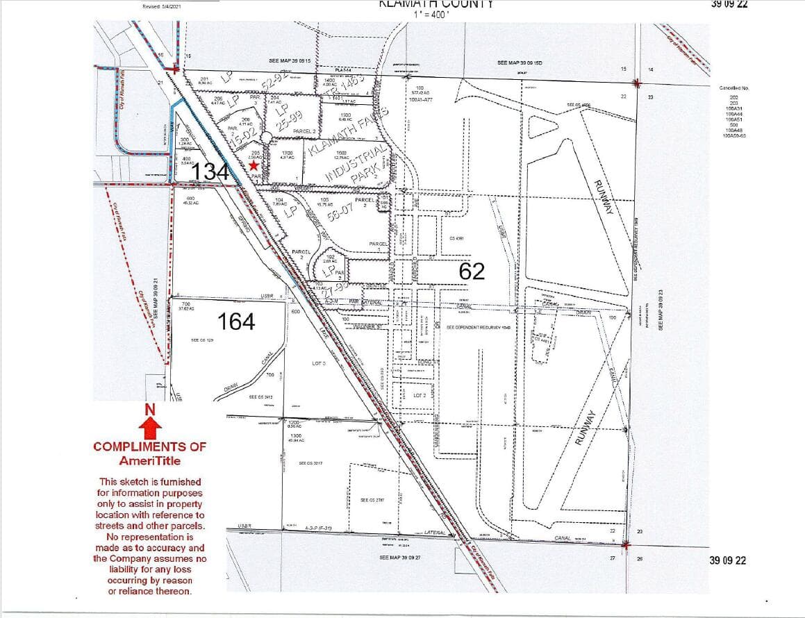 Map. Photo 2 of 2, Joe Wright Road Unit Parcel 1, Klamath Falls, OR 97603