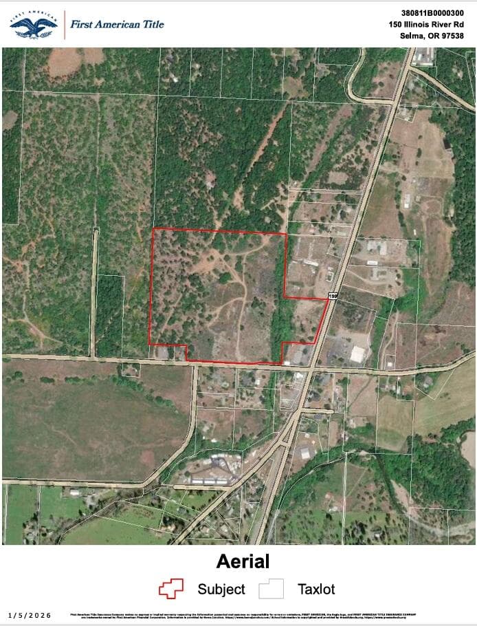 Aerial TL300. Photo 4 of 29, 150 Illinois River Road, Selma, OR 97538