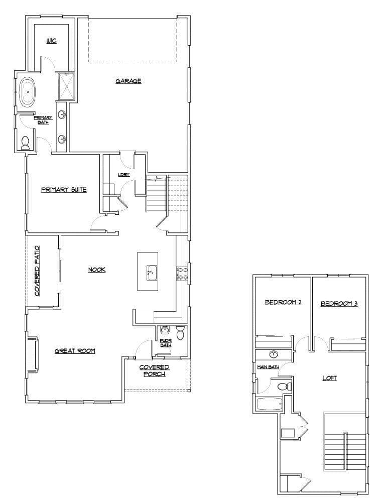Floorplan-Everett-V2. Photo 3 of 28, 20892 SE Caldera Drive, Bend, OR 97702