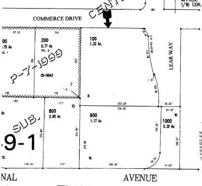 Plat Map. Photo 1 of 1, 0 Commerce Drive Unit 100, Medford, OR 97504