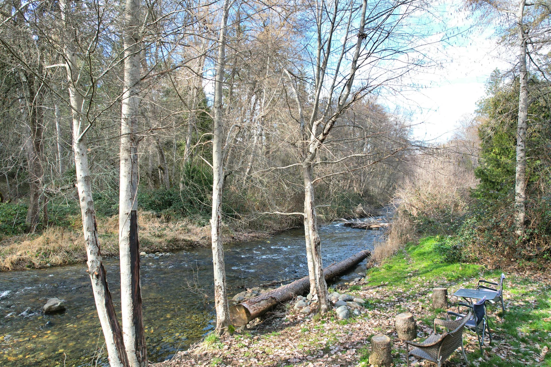 looking down river. Photo 1 of 68, 3356 Little Applegate Road, Jacksonville, OR 97530