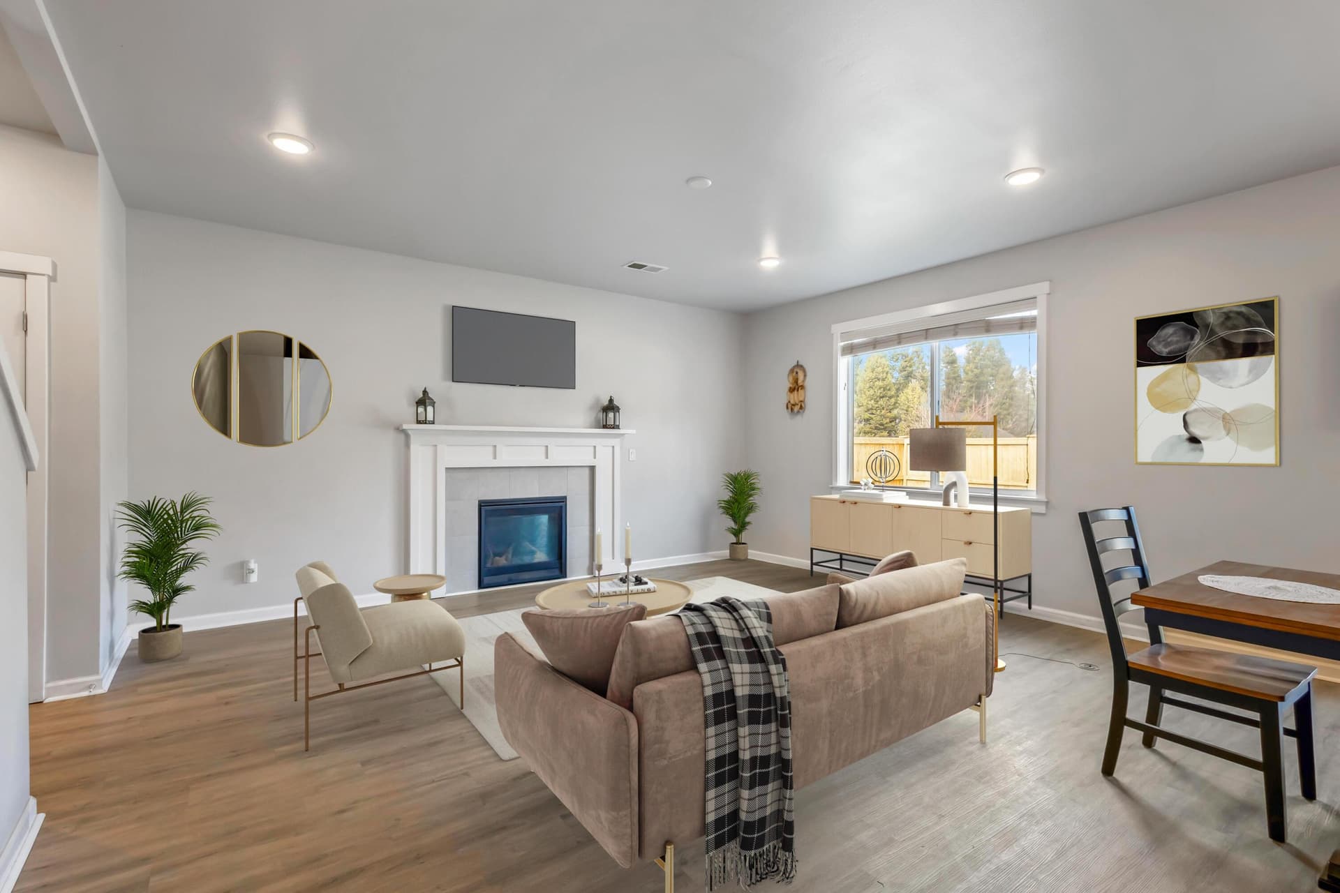 PC-LivingRoom!VirtueStaged. Photo 3 of 44, 16500 Pine Creek Drive, La Pine, OR 97739
