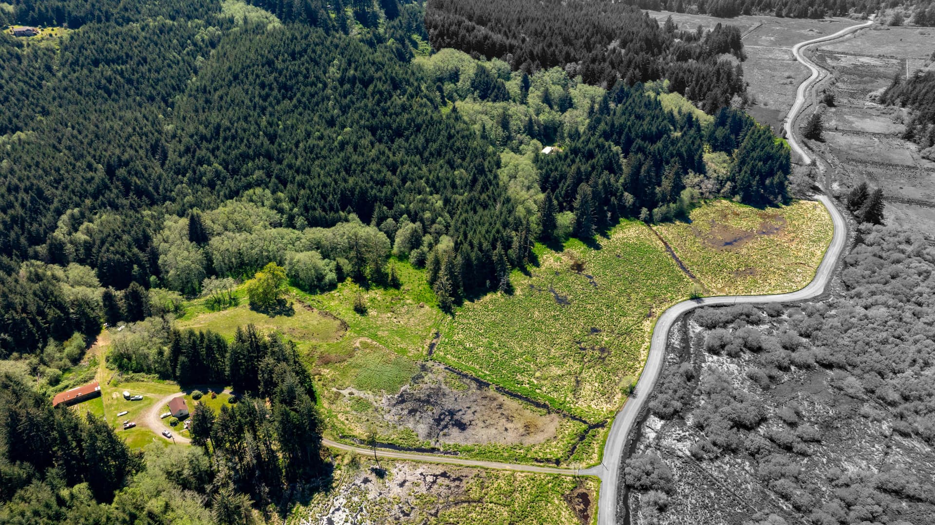 North Bend Land and Forest_Road Boundary. Photo 4 of 21, 94010 N Way Lane, North Bend, OR 97459