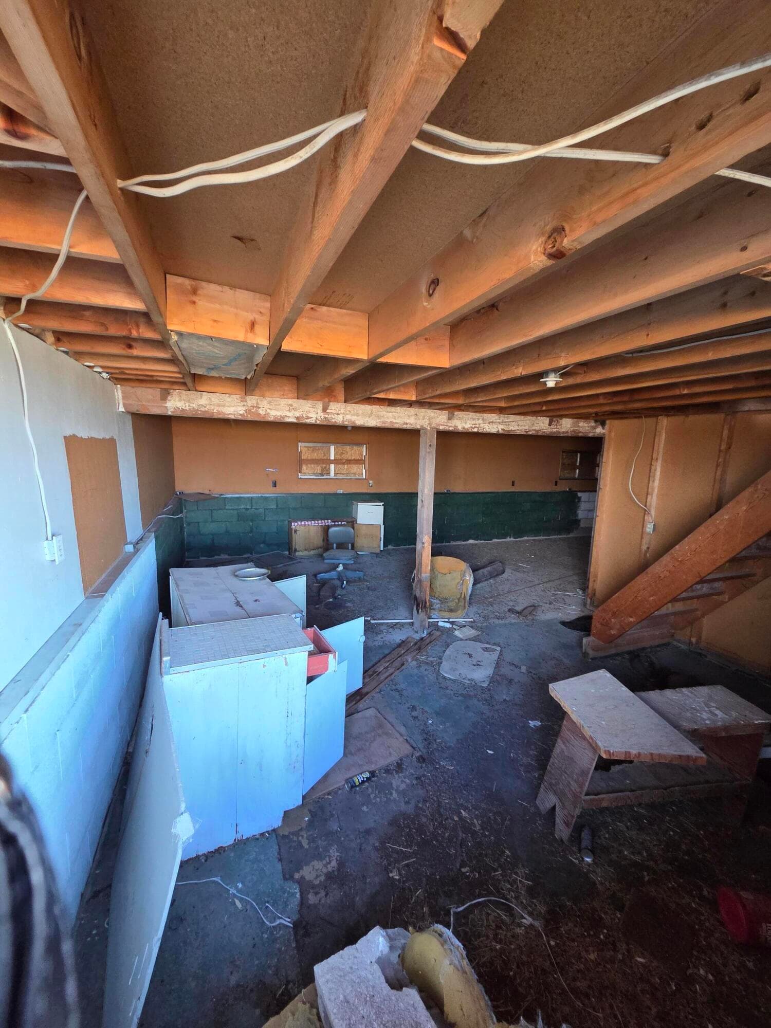 Inside - downstairs. Photo 3 of 17, 27960 Wheeler Street, Sprague River, OR 97639