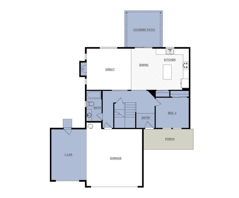 Floor Plan. Photo 2 of 22, 3725 Luchu Street Unit 107, Medford, OR 97504