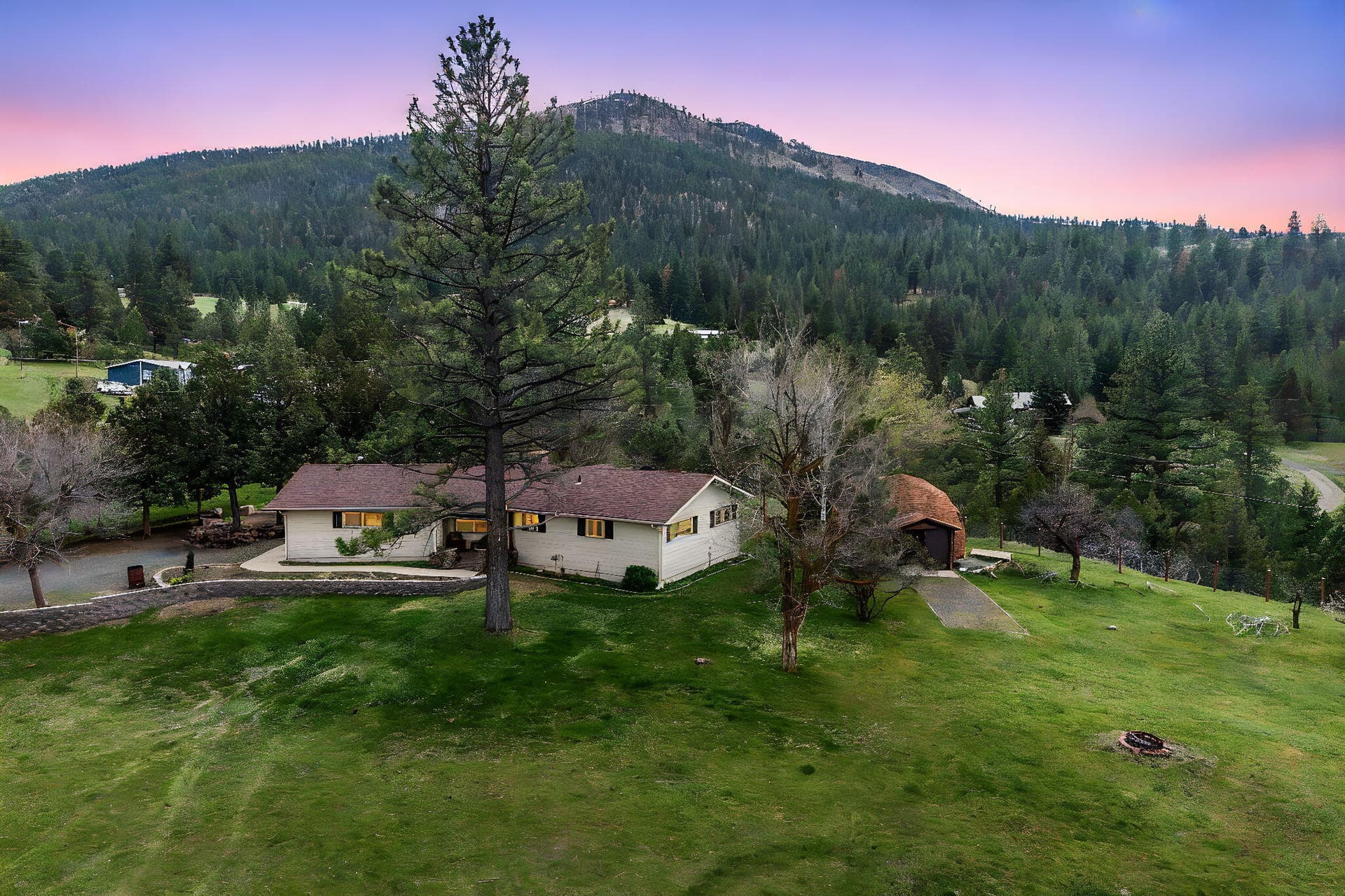 drone front. Photo 1 of 47, 312 Edgewood Drive, Canyon City, OR 97820