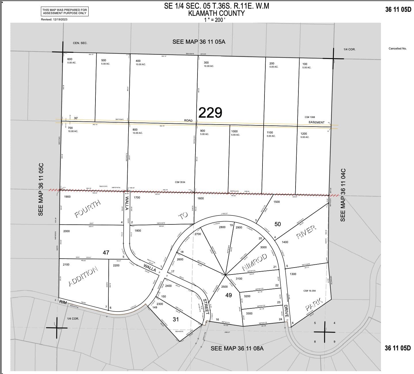 tax map. Photo 3 of 3, Rim Drive, Chiloquin, OR 97624
