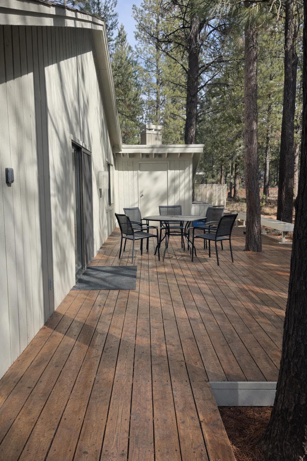 Back deck. Photo 4 of 15, 57048 Deer Lane, Sunriver, OR 97707