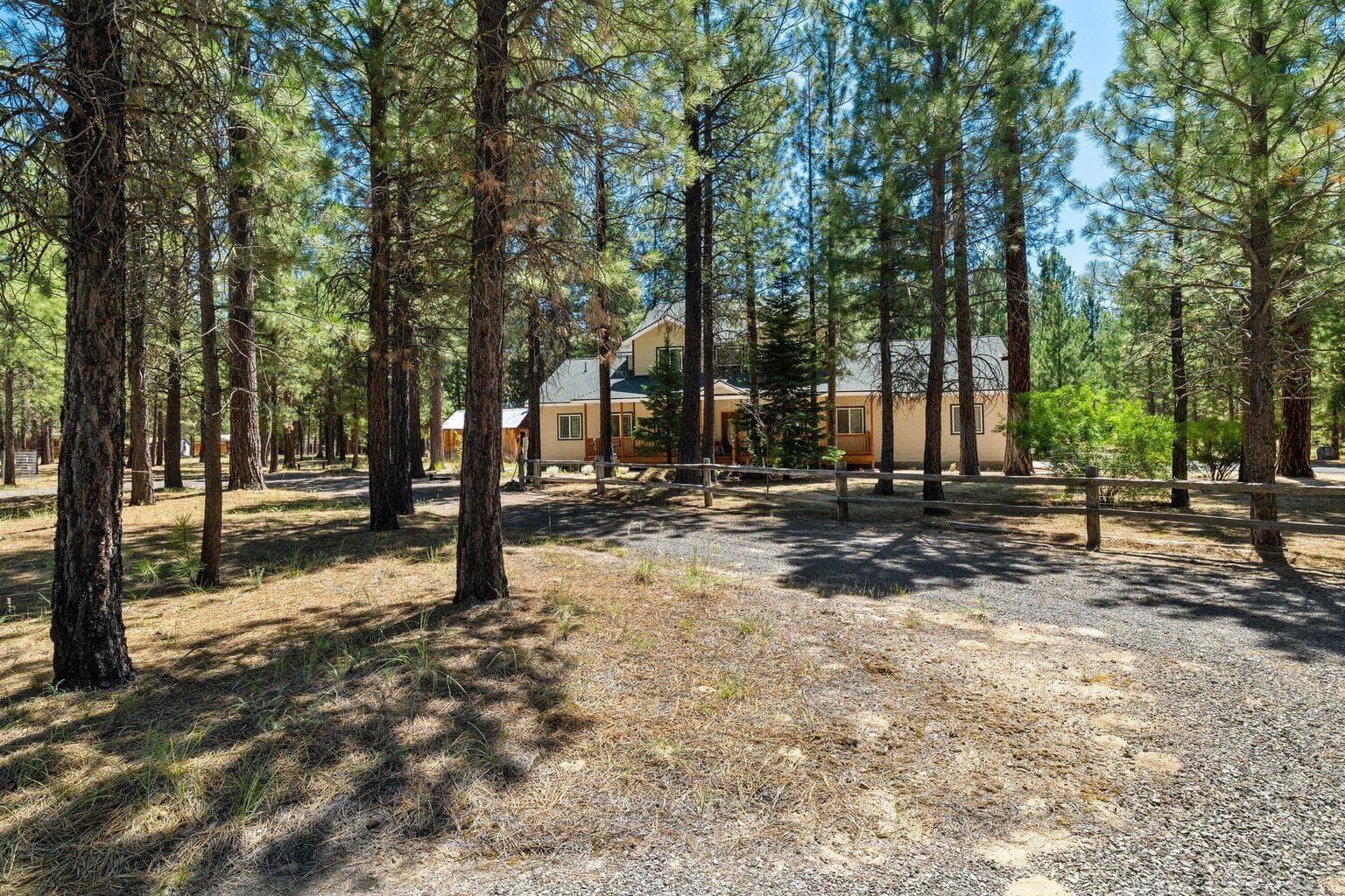 Front View from driveway. Photo 2 of 42, 14907 Ponderosa Loop, La Pine, OR 97739