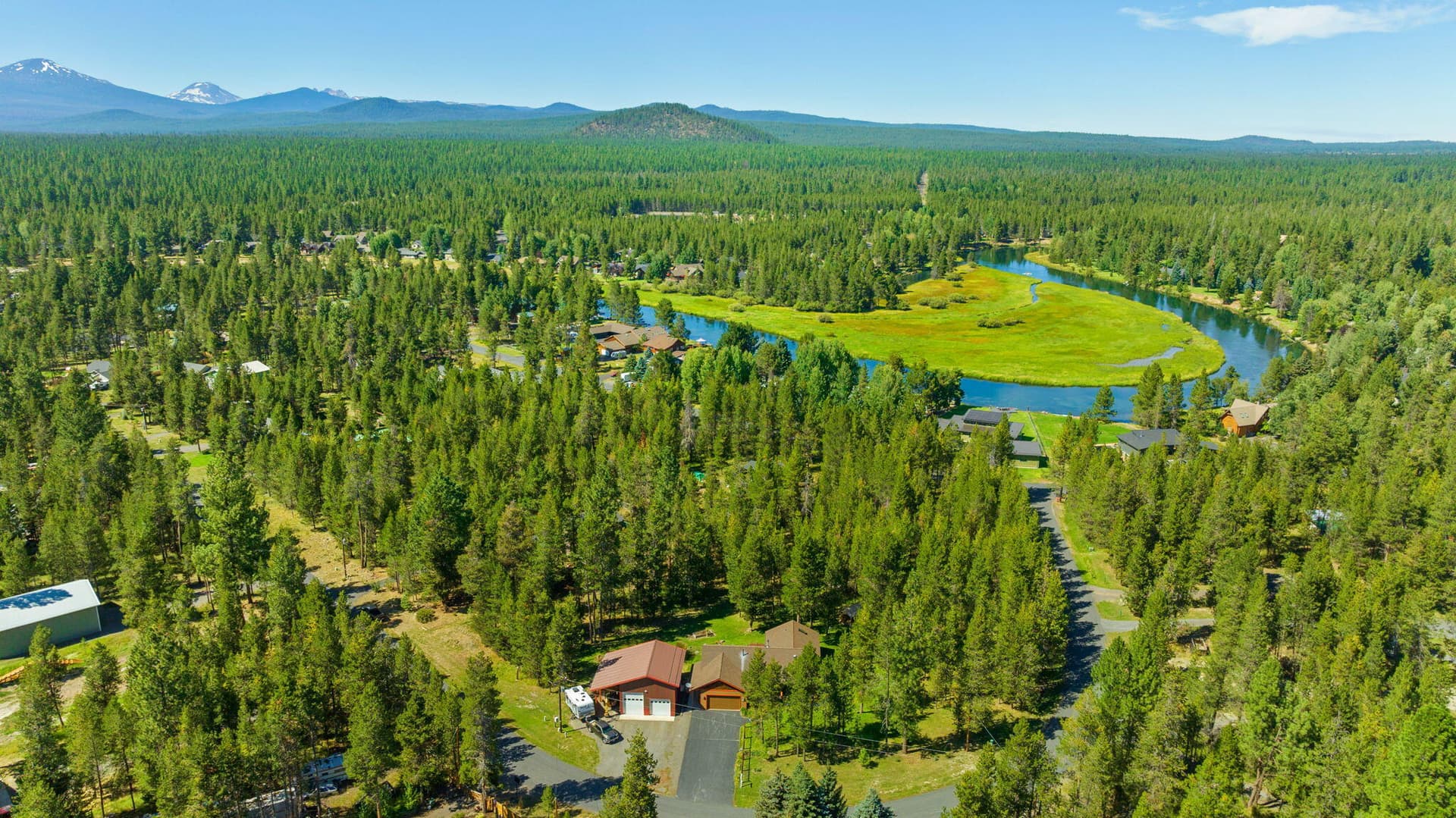 Ariel View. Photo 3 of 48, 16844 Brenda Drive, Bend, OR 97707
