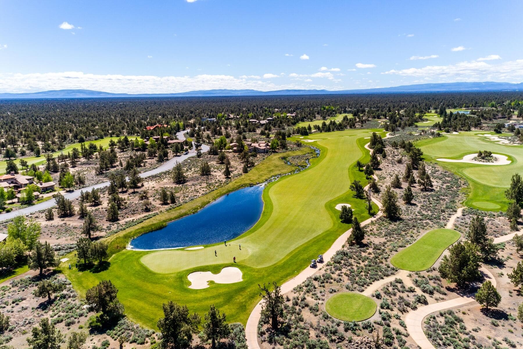 Aerial View. Photo 4 of 8, 65845 Pronghorn Estates Drive Unit Lot 44, Bend, OR 97701