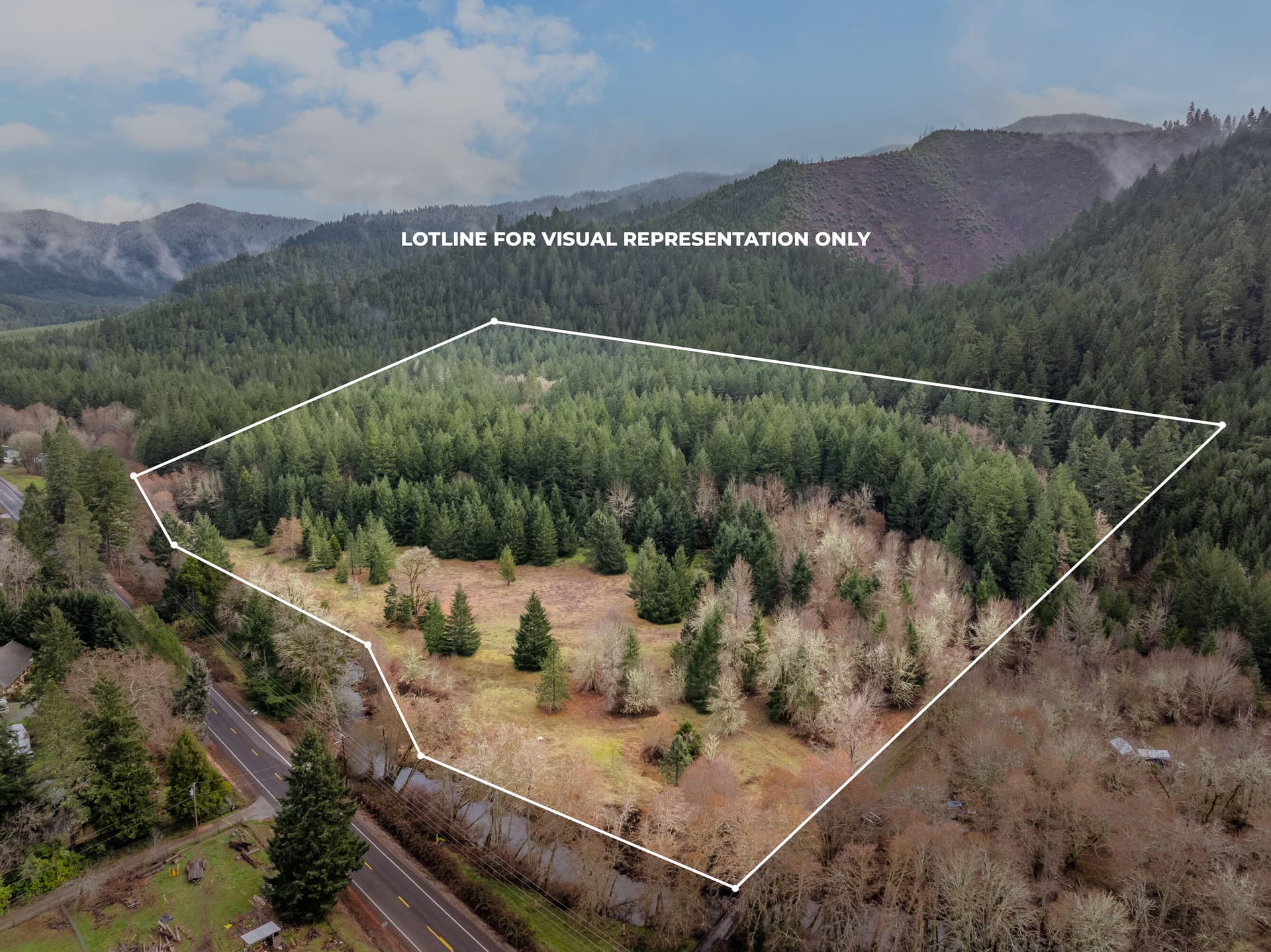 LOTLINE2 (1 of 1). Photo 2 of 28, 0 Upper Cow Creek Road, Azalea, OR 97410